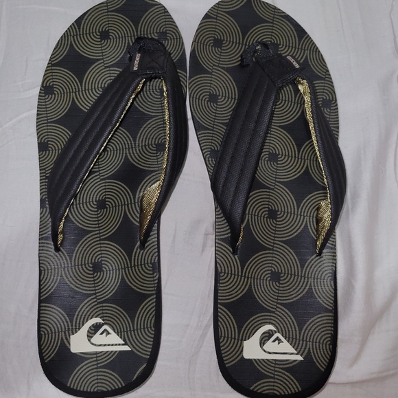 Quicksilver Carver Mens Sandals FlipFlops Size 11 New - Picture 4 of 6